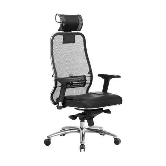 кресло офисное, кресло для руководителя, черного цвета, Samurai SL-3.0 Алматы