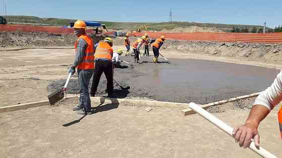Заливка бетон монолит фундамент с опалубкой,разработка котлованов Алматы