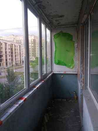 Окна откосы балконы ремонт окон. Караганда