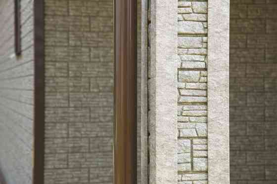 Сайдинг виниловый, фасадные панели под камень, коллекция Сланец Караганда