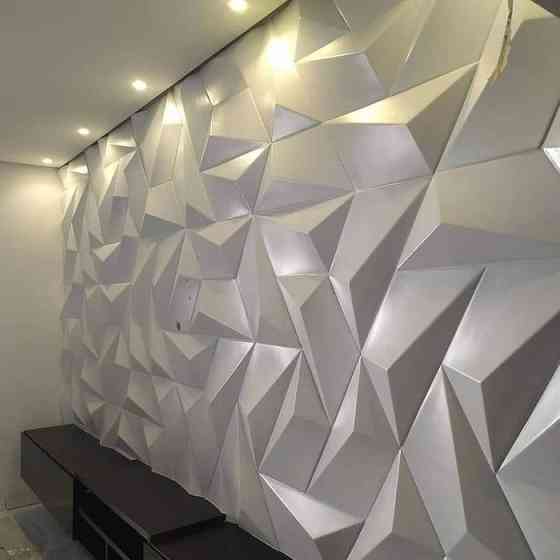 Декоративный кирпич; 3D панели из высокопрочного гипса Шымкент