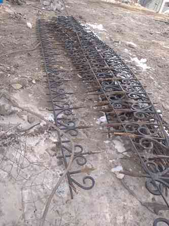 Забор пики узоры металл кирпич Нур-Султан