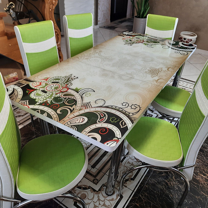 Кухонные столы со стульями, большой выбор, надежное качество. Шымкент - изображение 1