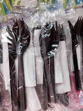 Продам одноразовые наборы вилки ножи ложко хорошего качества Астана