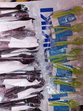 Продам одноразовые наборы вилки ножи ложко хорошего качества Астана