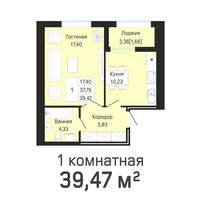 Продается 1-комнатная. квартира в строящемся доме. Прекрасный вариант для инвестиций Астана - изображение 4