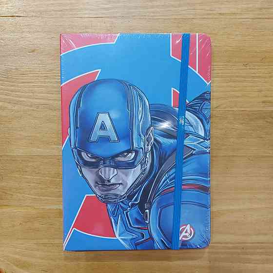 Блокнот Captain America. Ежедневник Капитан Америка. Записная книжка. Астана